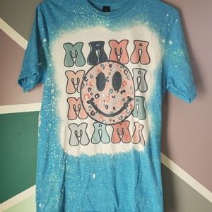 Mama smiley face shirt